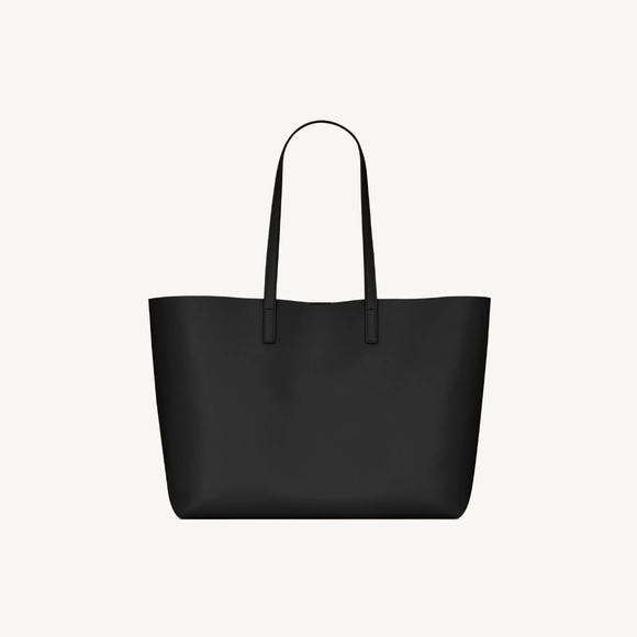 Saint Laurent Black Leather Tote Bag - Picture 3 of 5